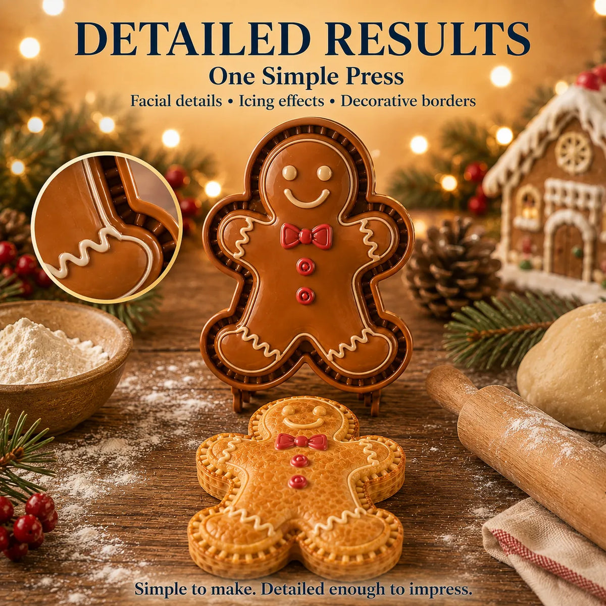 ๐Buy 1, Get 1 FREE โ Christmas Mini Pie Press Mold