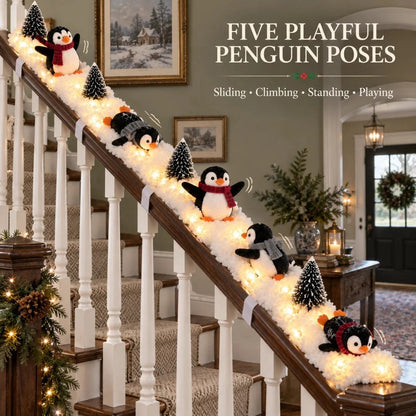 🐧The Penguin Staircase | Light-Up Christmas Decor ✨-1