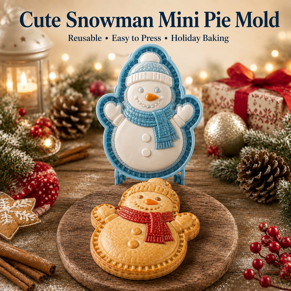 🎁Buy 1, Get 1 FREE – Christmas Mini Pie Press Mold