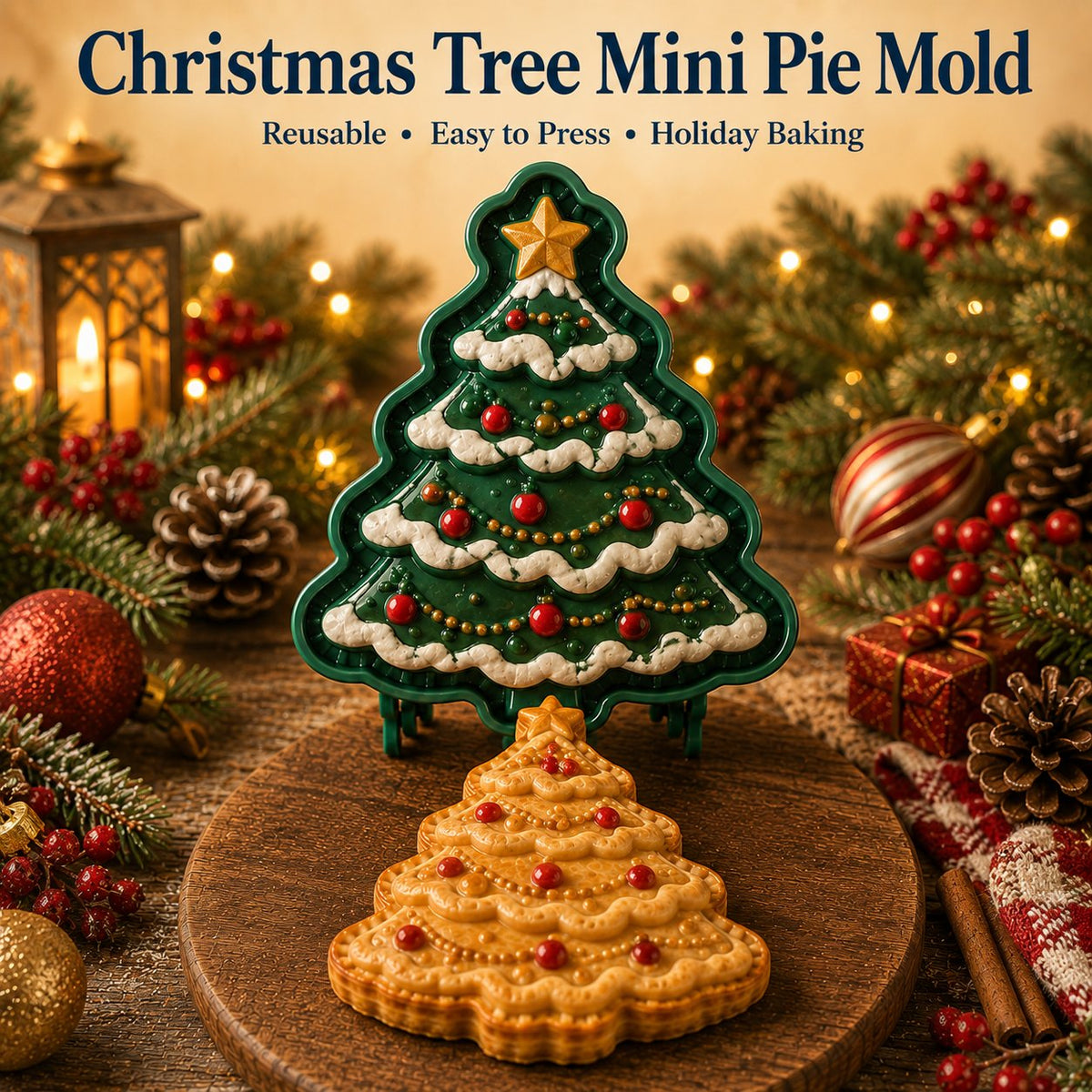 🎁Buy 1, Get 1 FREE – Christmas Mini Pie Press Mold