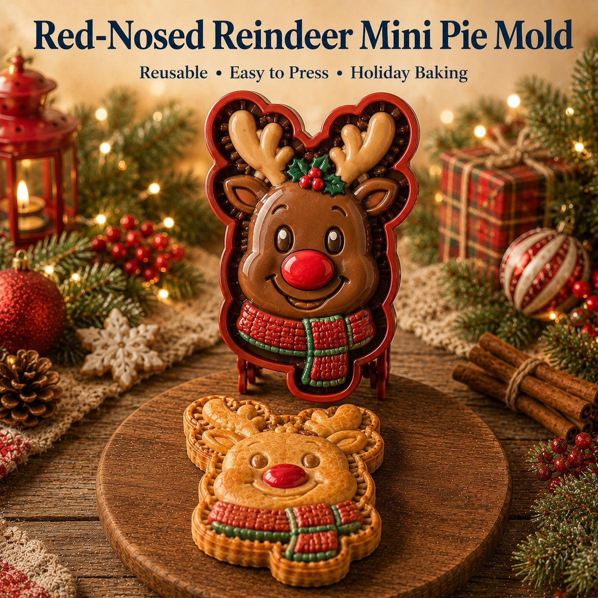 🎁Buy 1, Get 1 FREE – Christmas Mini Pie Press Mold