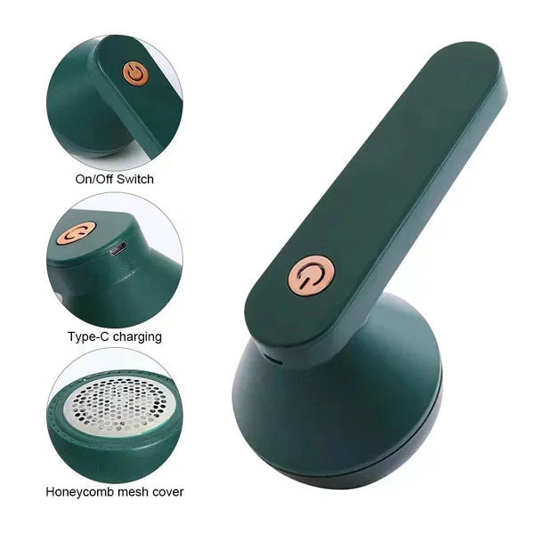 Rechargeable Fabric Shaver & Lint Remover — 3–6 Hour Battery Life