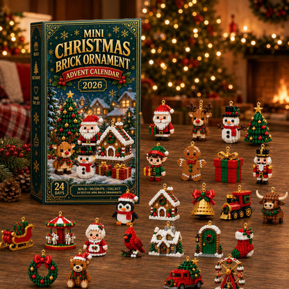 🎄 Christmas Special – 24-Day Mini Brick Ornament Advent Calendar