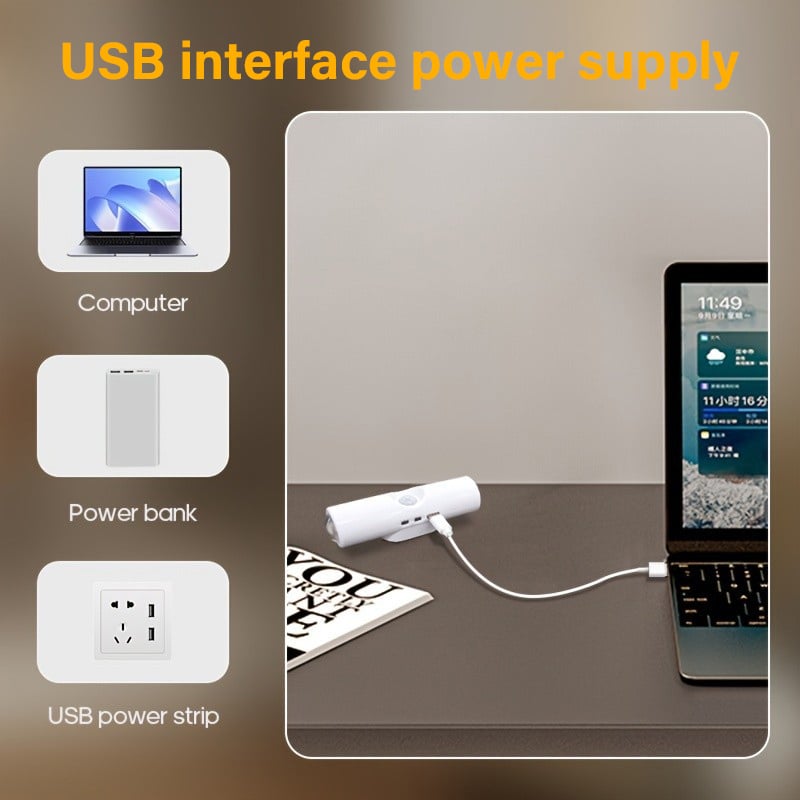 🎁 Christmas Buy 2, Get 1 Free | Rechargeable Motion Sensor Wall Light – 3-Tone or 7-Color-1