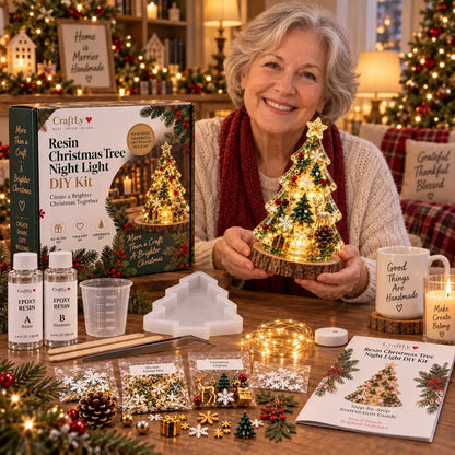 🎄 DIY Christmas Tree Night Light Kit 💕