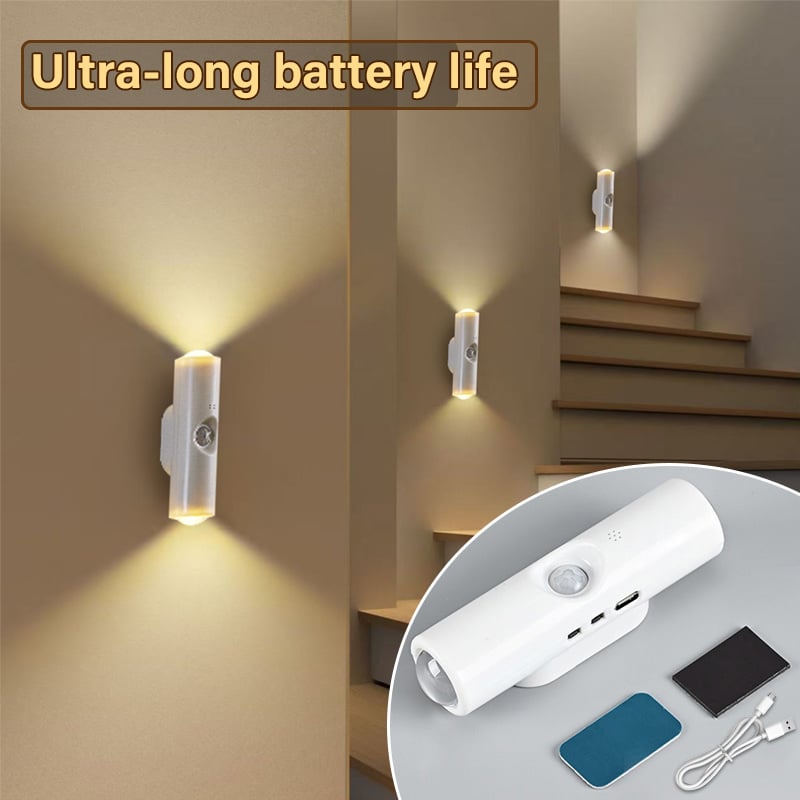 🎁 Christmas Buy 2, Get 1 Free | Rechargeable Motion Sensor Wall Light – 3-Tone or 7-Color-1