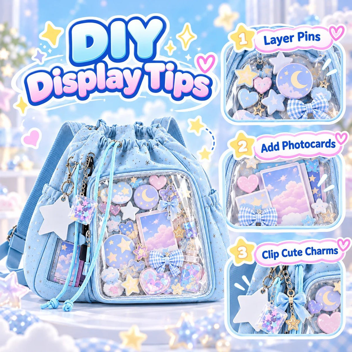 ✨ Limited-Time 50% OFF | Starry 2-in-1 Ita Bag – Carry Your Favorites