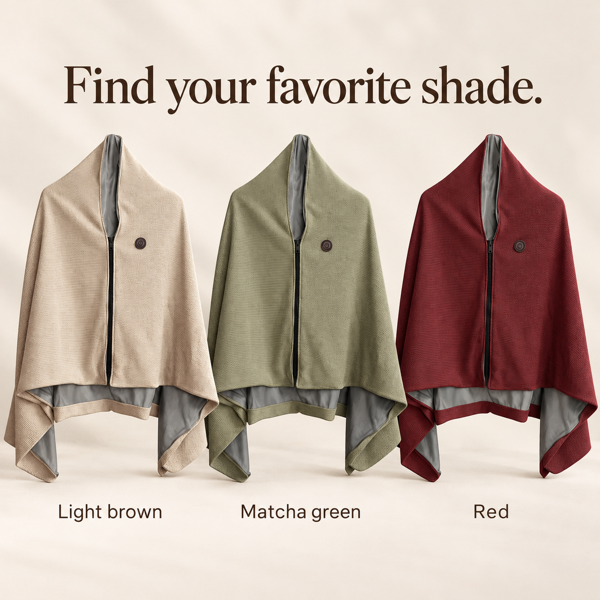 🔥 Today 50% Off 🔥 Wearable Heated Shawl — Your Everyday Layer of Warmth