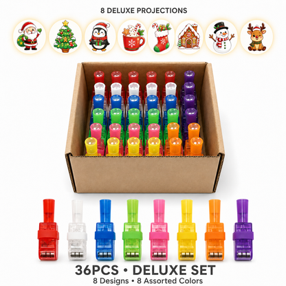 🎄 Christmas Finger Projector Lights – Stocking Stuffers & Party Favors