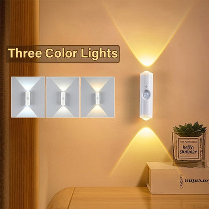 🎁 Christmas Buy 2, Get 1 Free | Rechargeable Motion Sensor Wall Light – 3-Tone or 7-Color-1