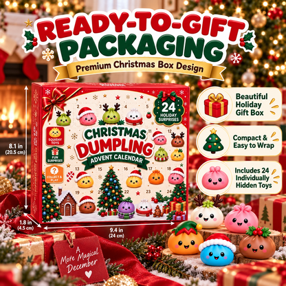 🎄Christmas Dumpling Advent Calendar- Merry Little Dumplings