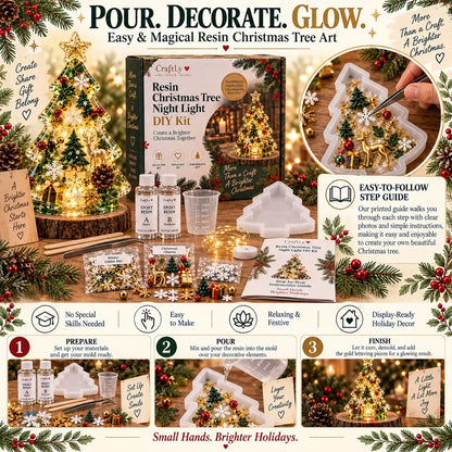 🎄 DIY Christmas Tree Night Light Kit 💕