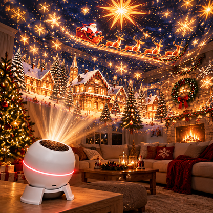 ✨ Christmas Projection Night Light – Turn Your Room Into a Holiday Wonderland-1
