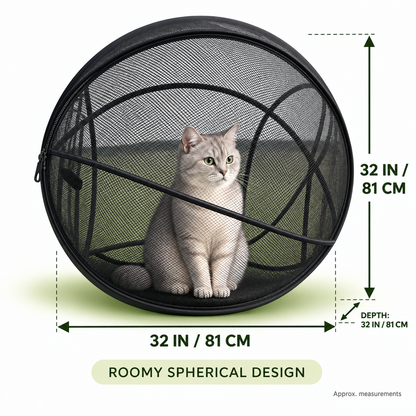 🐱🌿  A Little Adventure for Your Cat – Breathable Pop-Up Playpen-1