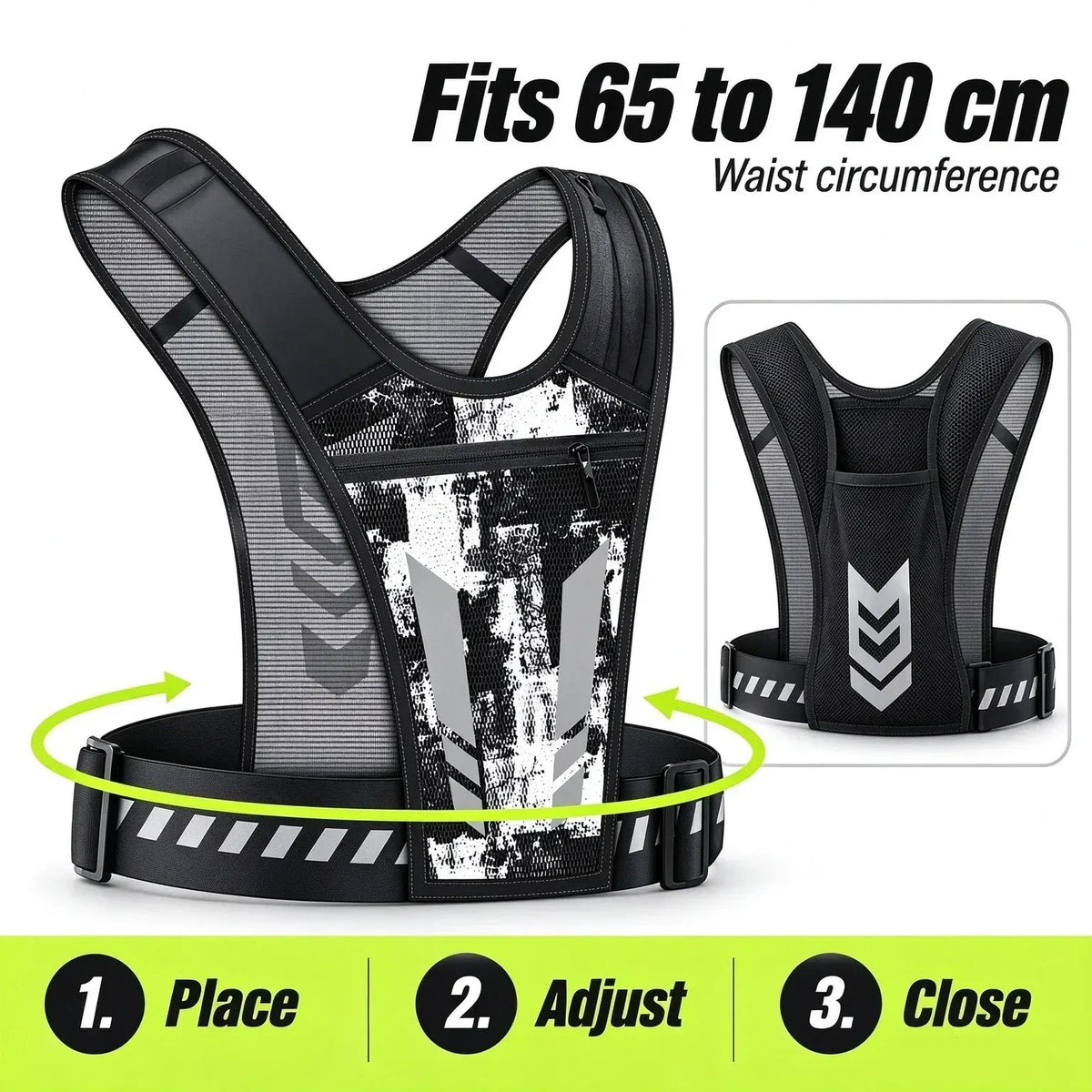🔥LAST DAY 50% OFF - 🏃🎽Hands-free reflective running vest