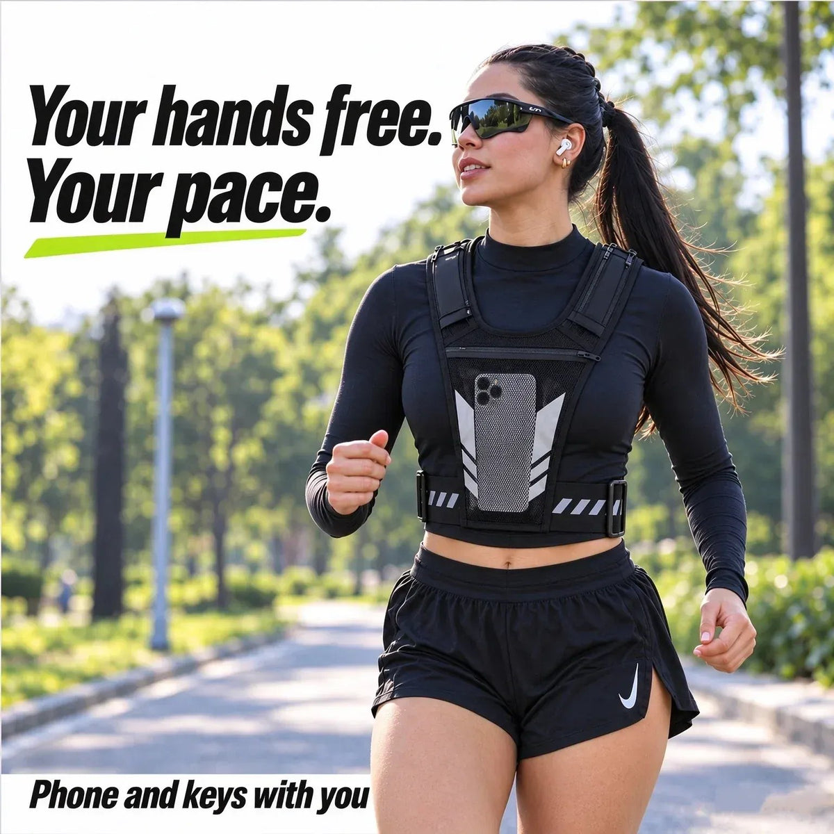 🔥LAST DAY 50% OFF - 🏃🎽Hands-free reflective running vest