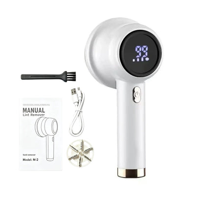Rechargeable Fabric Shaver & Lint Remover — 3–6 Hour Battery Life