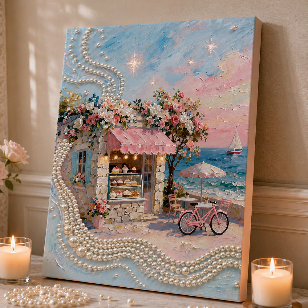 2026 New DIY Pearl Art Kit – Self-Adhesive, 5D, Framed – Creative Decorative Ornament