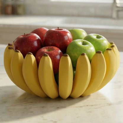 Creative Banana-Shaped Fruit and Candy Bowl