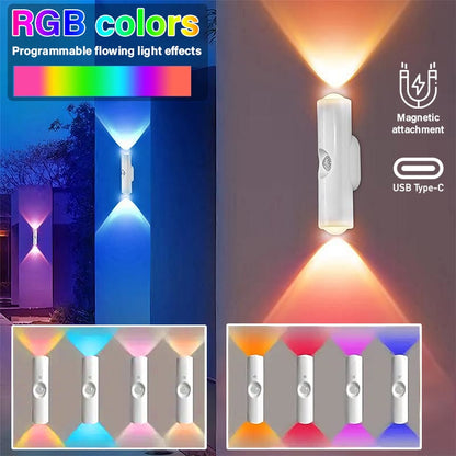 🎁 Christmas Buy 2, Get 1 Free | Rechargeable Motion Sensor Wall Light – 3-Tone or 7-Color-1