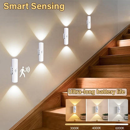 🎁 Christmas Buy 2, Get 1 Free | Rechargeable Motion Sensor Wall Light – 3-Tone or 7-Color-1