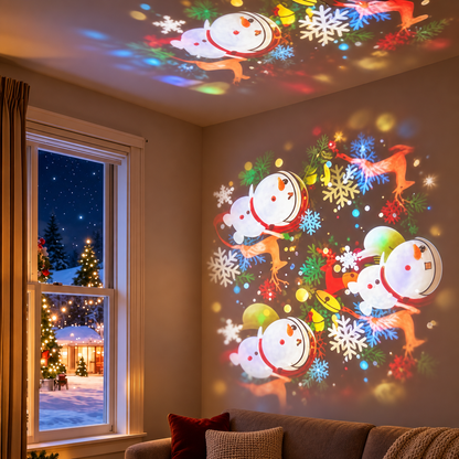 ✨ Christmas Projection Night Light – Turn Your Room Into a Holiday Wonderland-1
