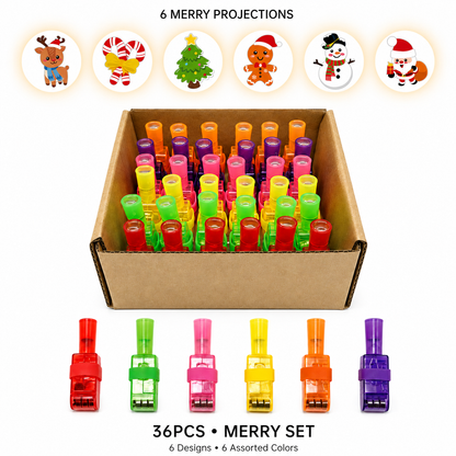🎄 Christmas Finger Projector Lights – Stocking Stuffers & Party Favors