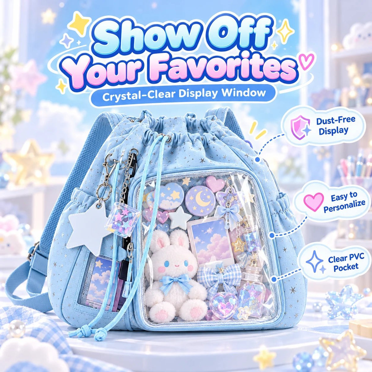 ✨ Limited-Time 50% OFF | Starry 2-in-1 Ita Bag – Carry Your Favorites