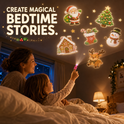 🎄 Christmas Finger Projector Lights – Stocking Stuffers & Party Favors
