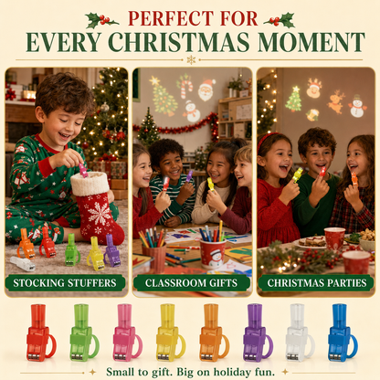 🎄 Christmas Finger Projector Lights – Stocking Stuffers & Party Favors