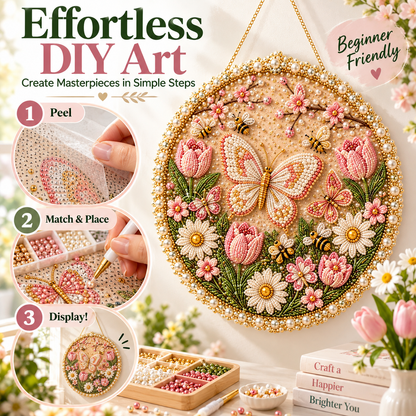 🎁DIY Pearl Art Wreath Kit – Seasonal Collection💎