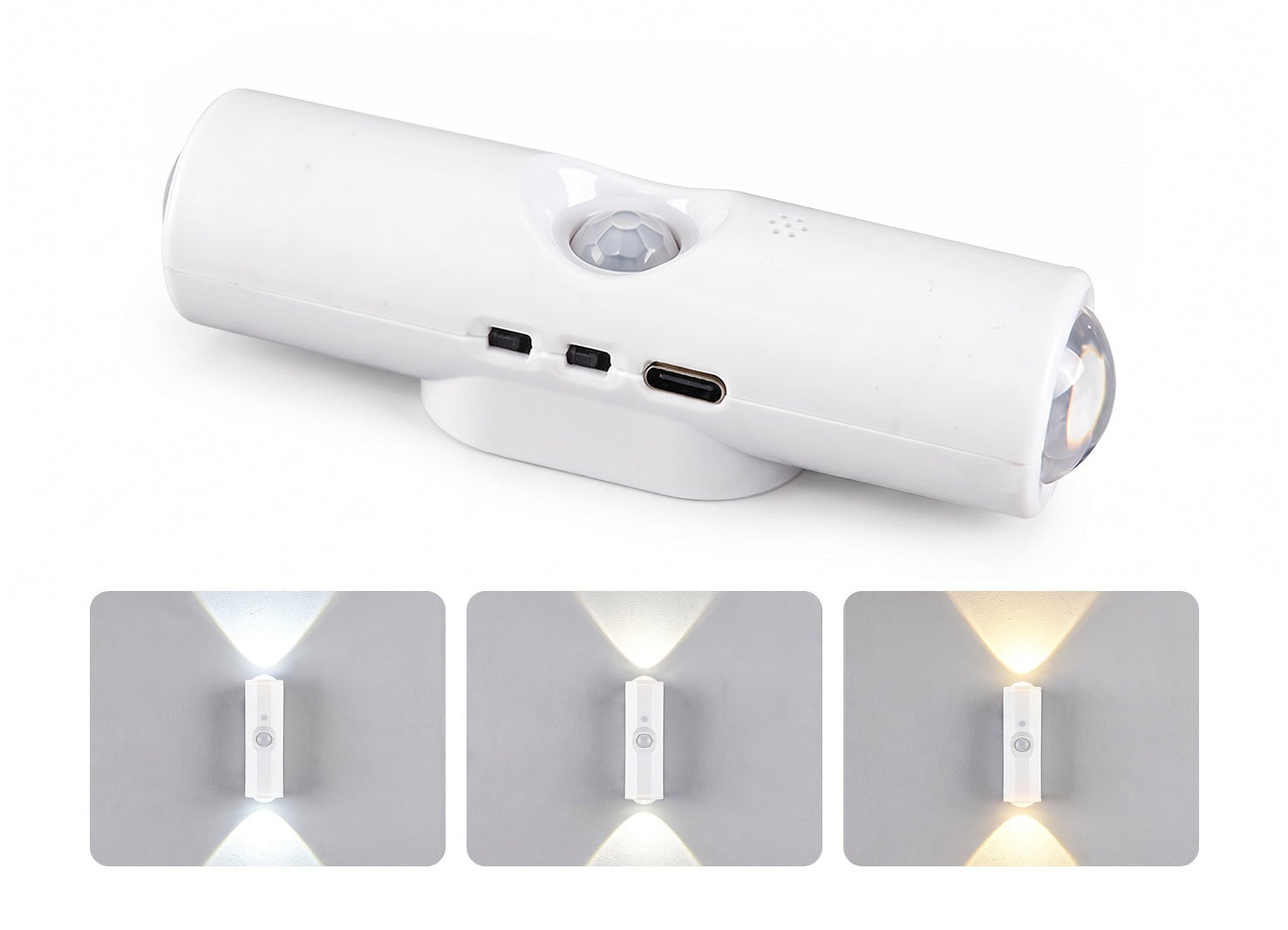 Original product photo showing the sensor, side controls and USB-C port